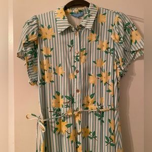 Draper James RSVP Striped and Floral Dress